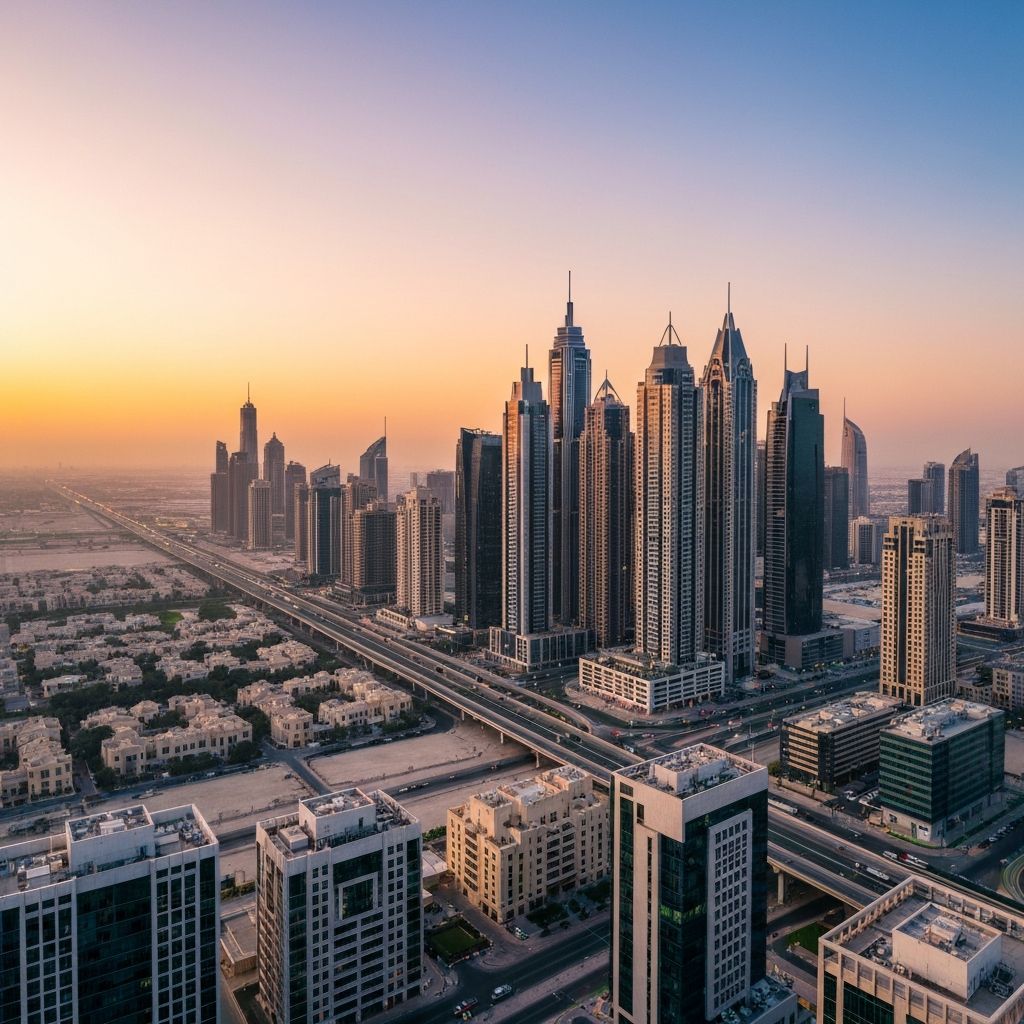 Dubai aerial view